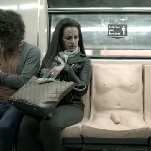 Penis Subway Seat (Video)