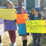 George Mason Elementary School Fifth-Grade Walkout