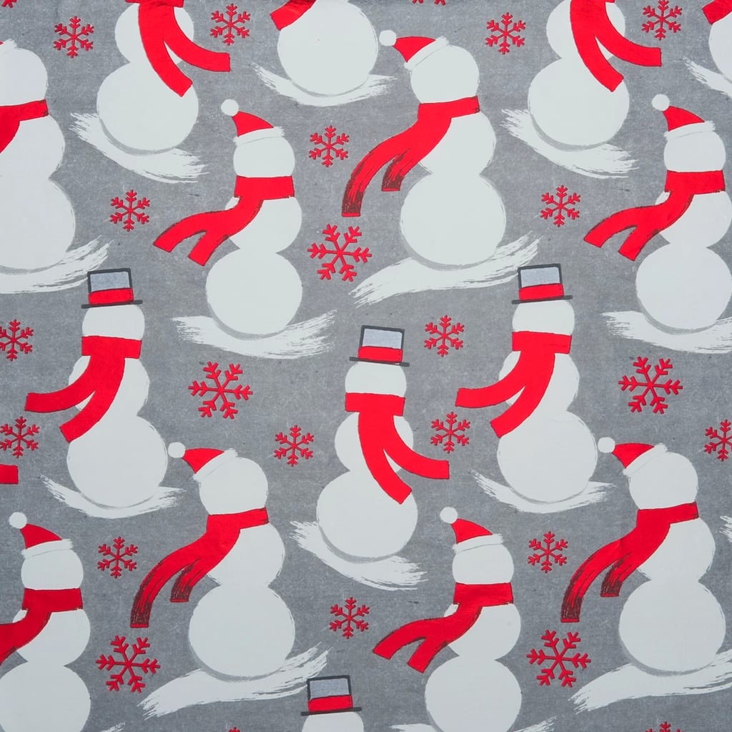 Snowman Premium Gift Wrap