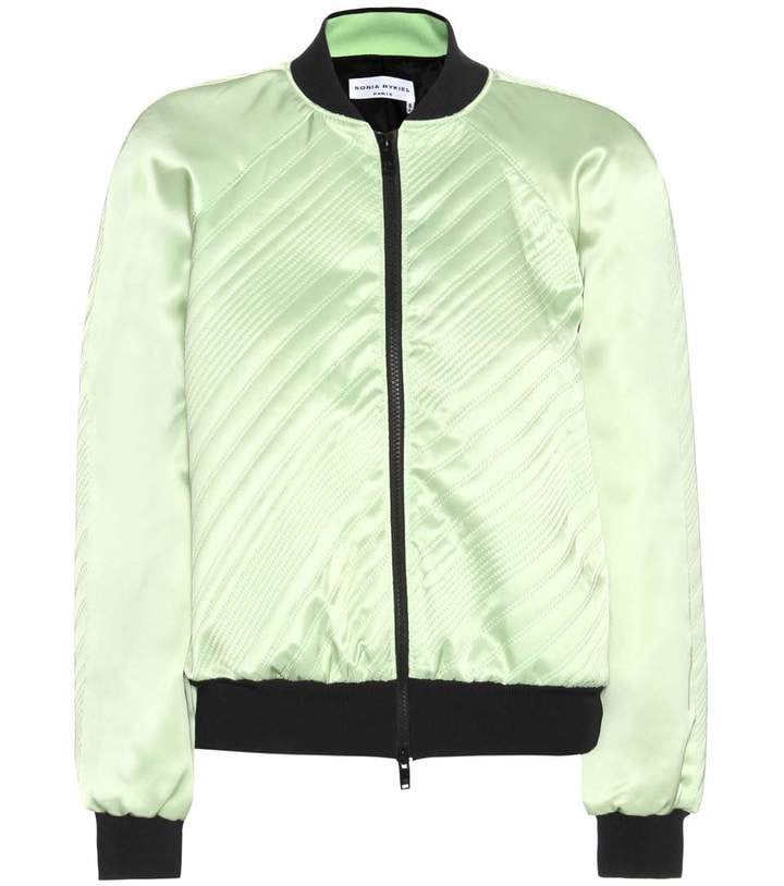 Sonia Rykiel Satin Bomber Jacket ($1,150)