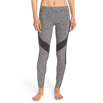 Sheila White Leggings with Sheer Detail - ALO Yoga