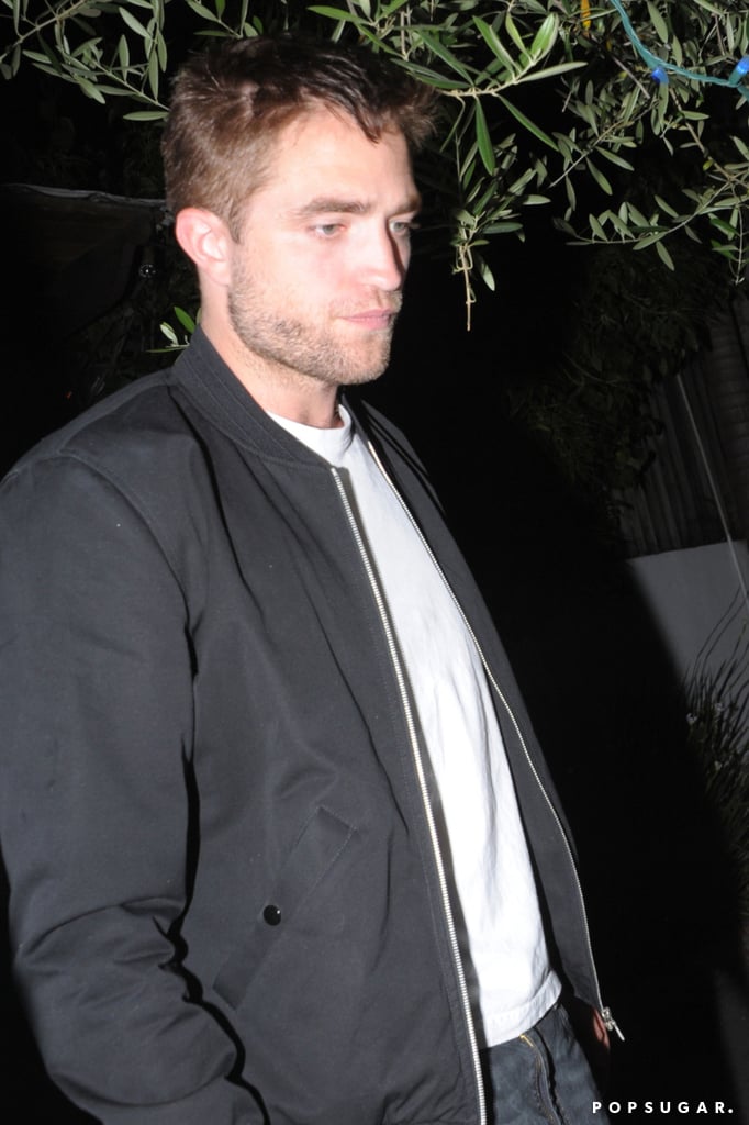Robert Pattinson Dines At The Little Door In La Popsugar Celebrity