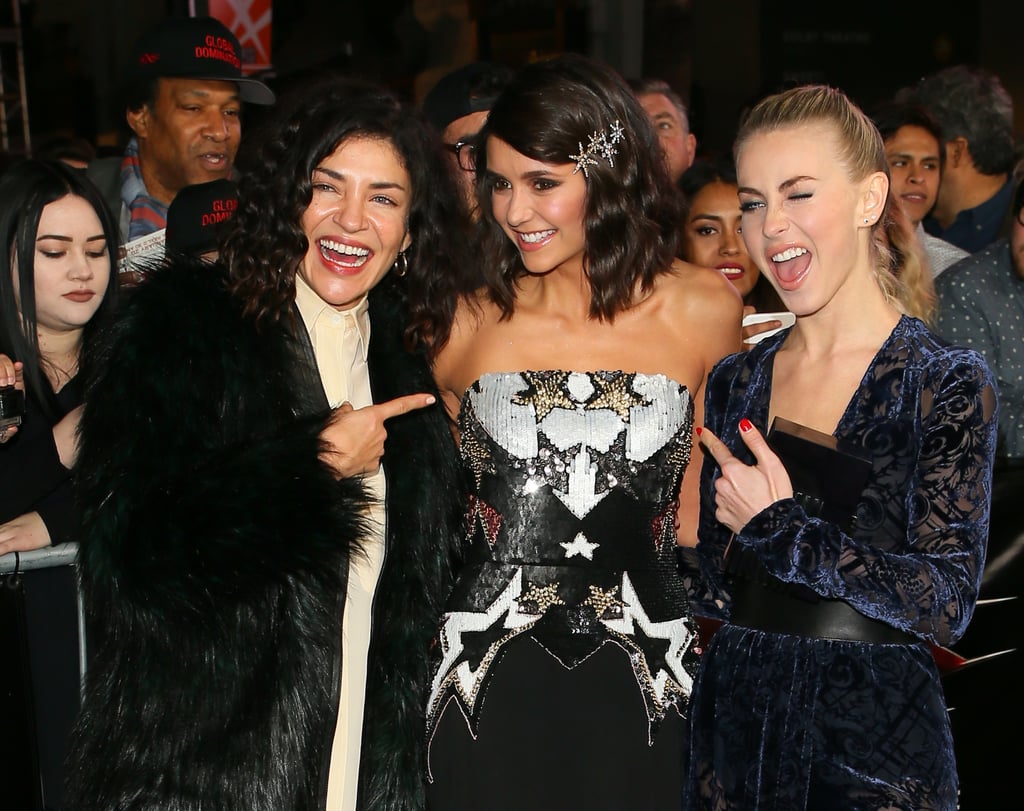 Nina Dobrev and Julianne Hough on Red Carpet in LA Jan. 2017