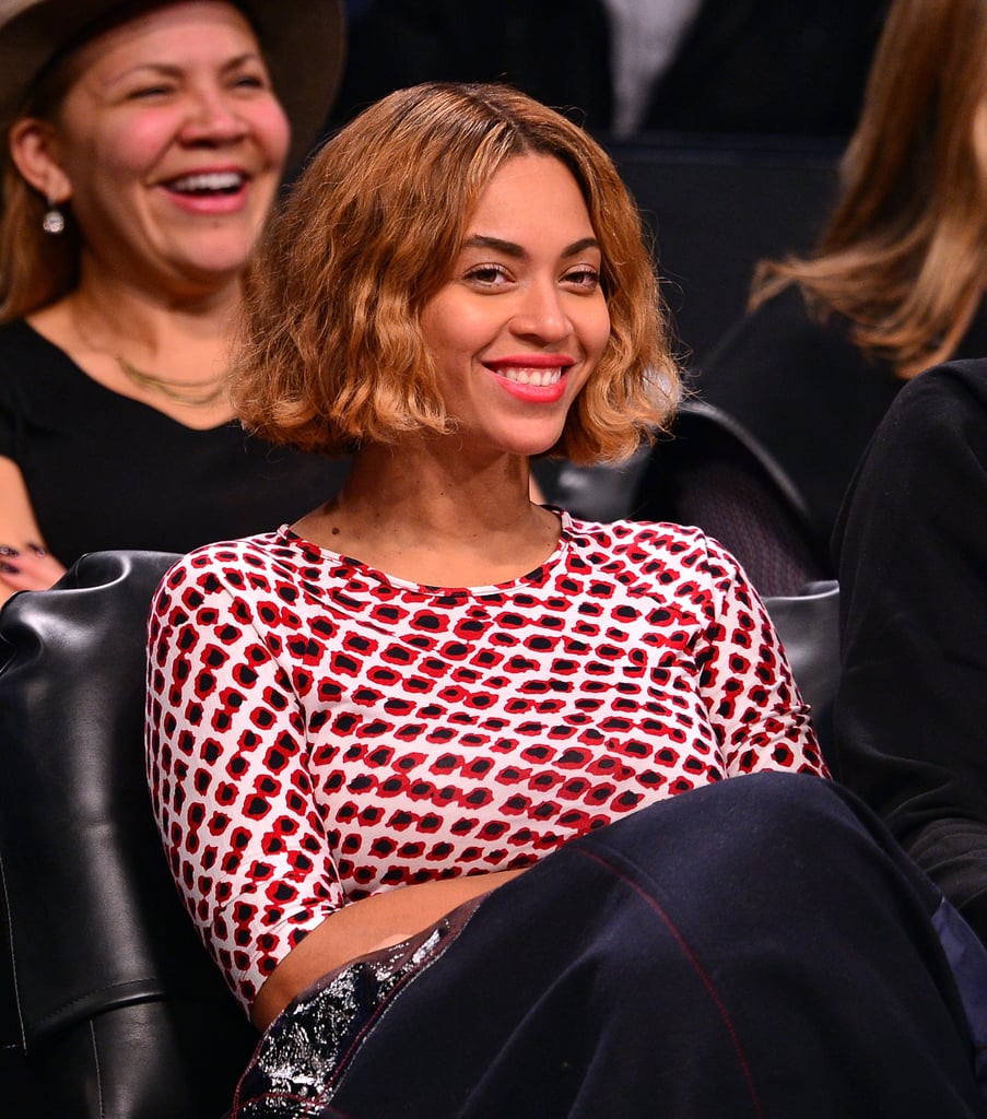 Beyonce and Jay Z at Brooklyn Nets Game November 2014