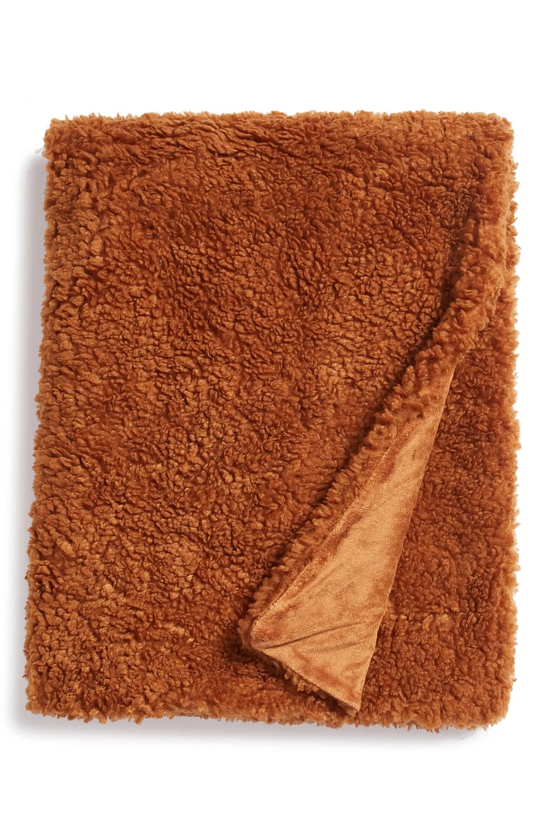 Something Cozy: Nordstrom Cozy Teddy Faux Fur Throw Blanket