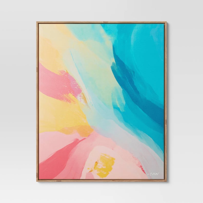 Vibrant Artwork: Abstract by Morgan Harper Nichols Framed Wall Canvas