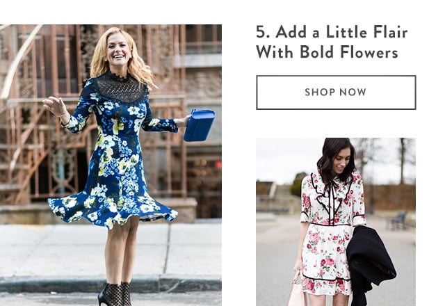 Add a little flair with flowers