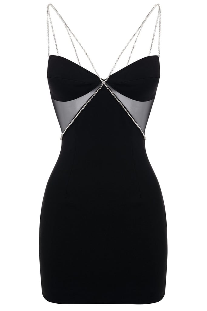 Jordyn Woods's Black Embellished Cutout Dress From I.AM.GIA | POPSUGAR ...