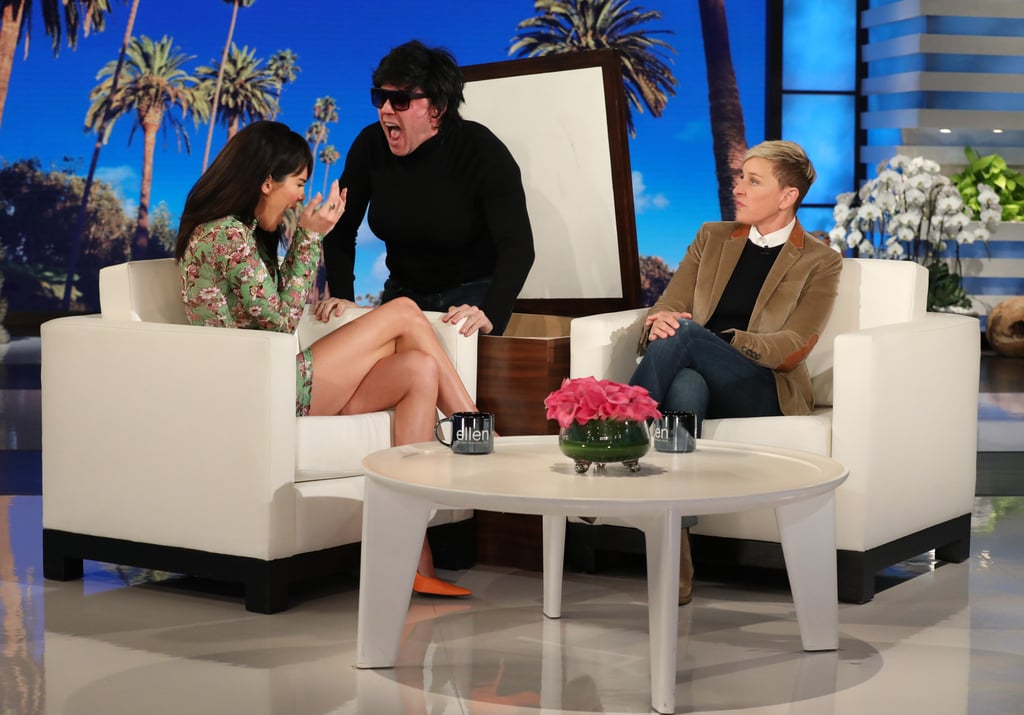 Kendall Jenner Wearing a Vetements Dress on The Ellen DeGeneres Show