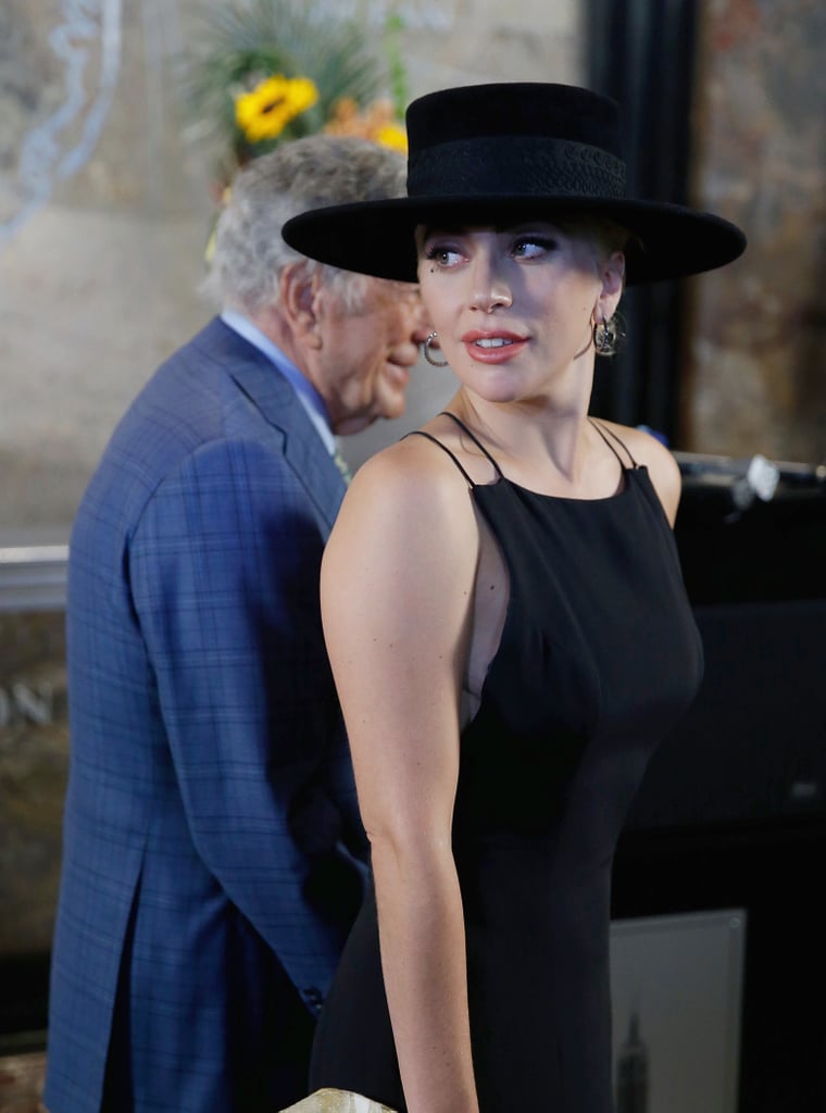 Lady Gaga at Tony Bennett's 90th Birthday Party