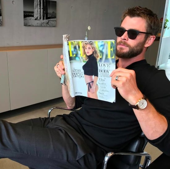 Chris Hemsworth Instagram Photo About Elsa April 2017