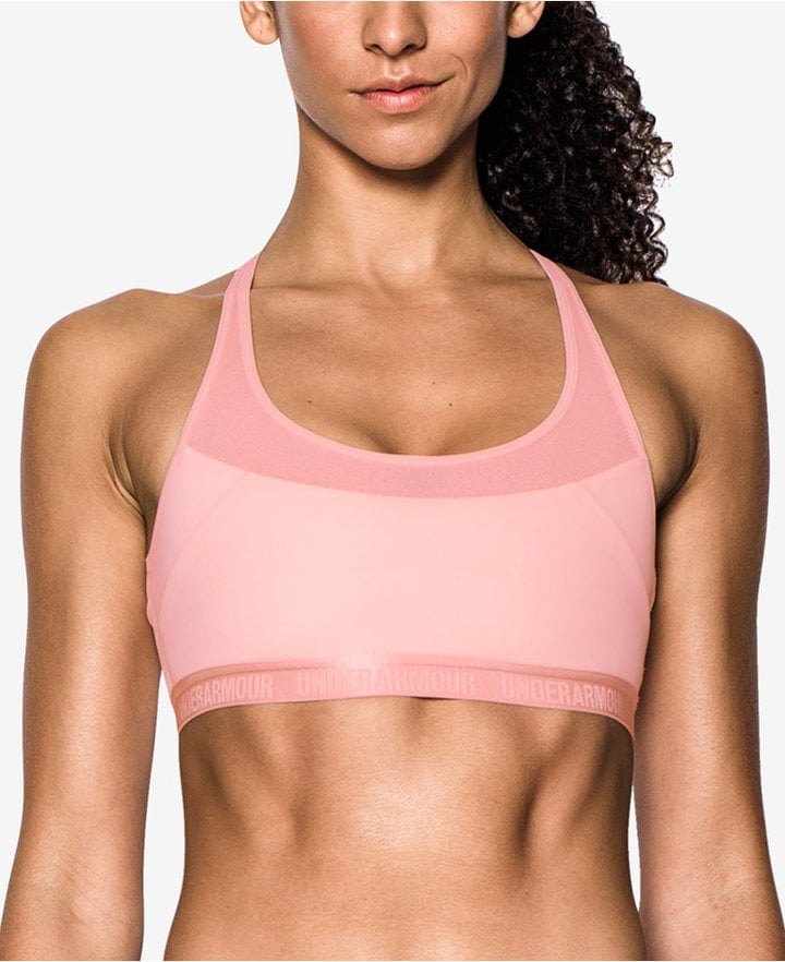 Under Armour HeatGear Breathe Mid-Impact Racerback Sports Bra