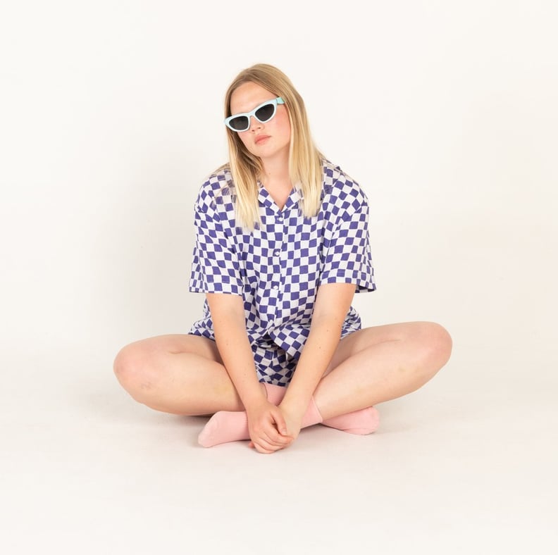 Holiday the Label Pyjama Short Set - Check - Blue