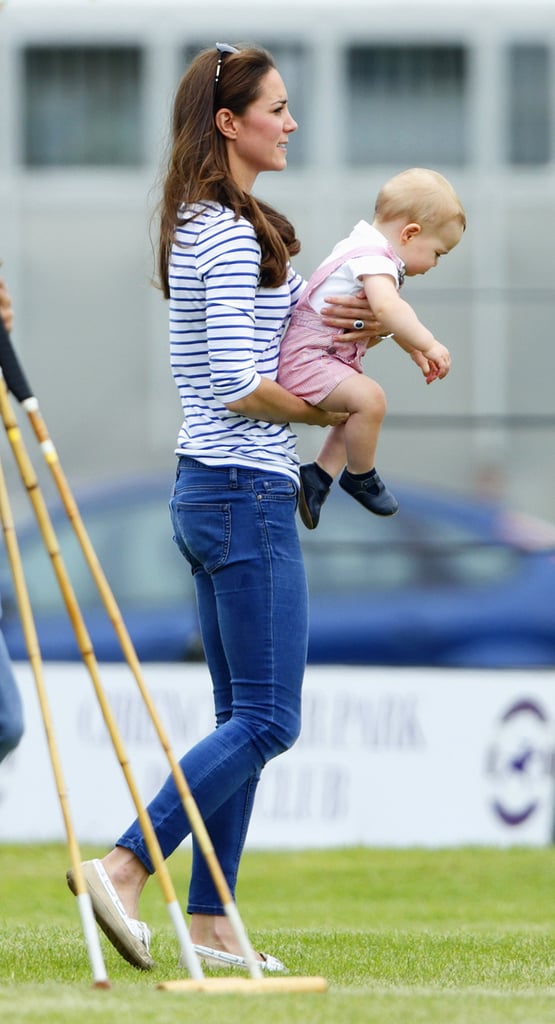Prince George Crawls at Polo Match | Pictures