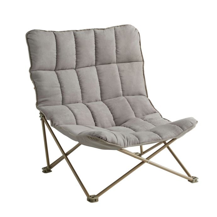 Oversized folding lounge chair top