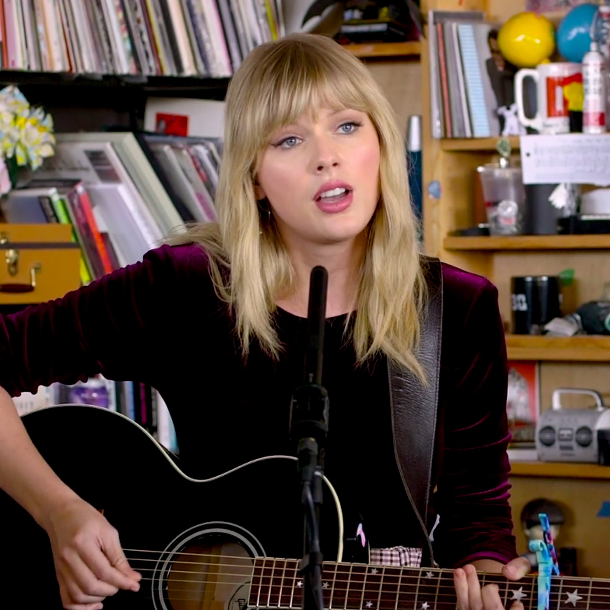 Taylor Swift Performs In Npr S Tiny Desk Concert Video Popsugar