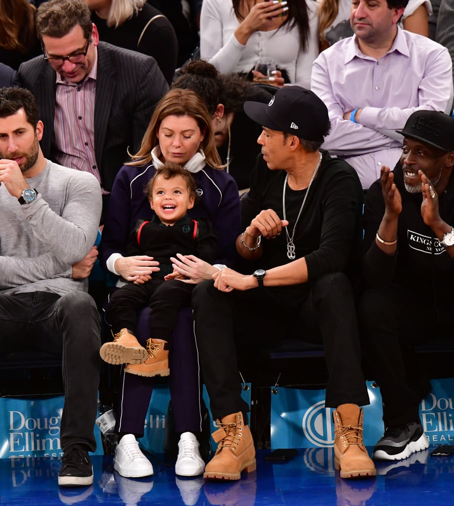 Ellen Pompeo and Chris Ivery at Knicks Game November 2018