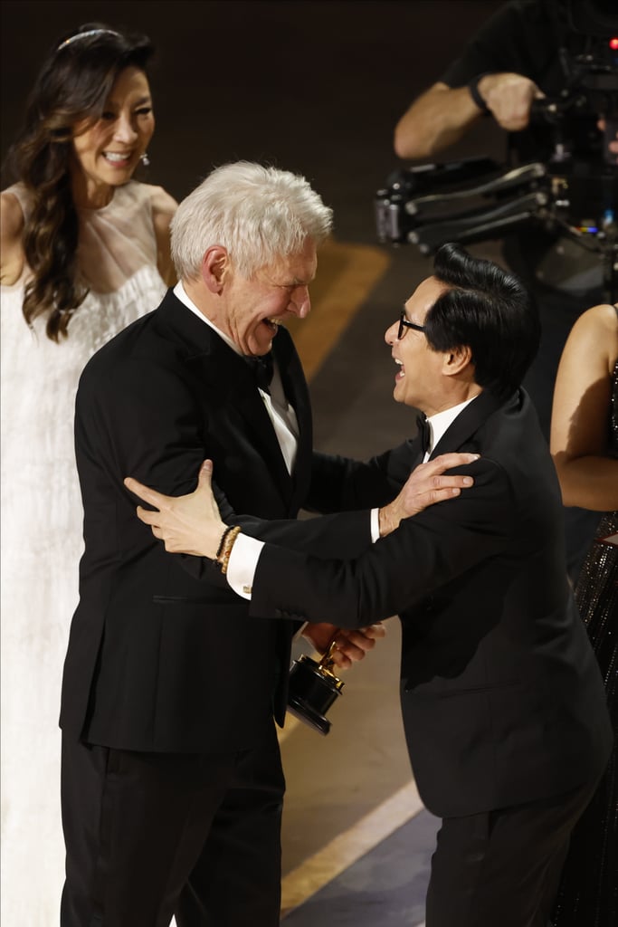 Ke Huy Quan and Harrison Ford Reunite at 2023 Oscars POPSUGAR