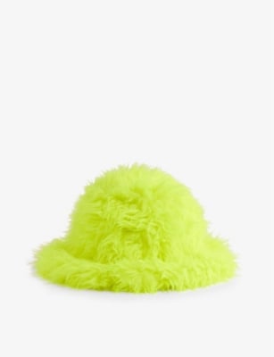 UO Faux Fur Chunky Brim Hat