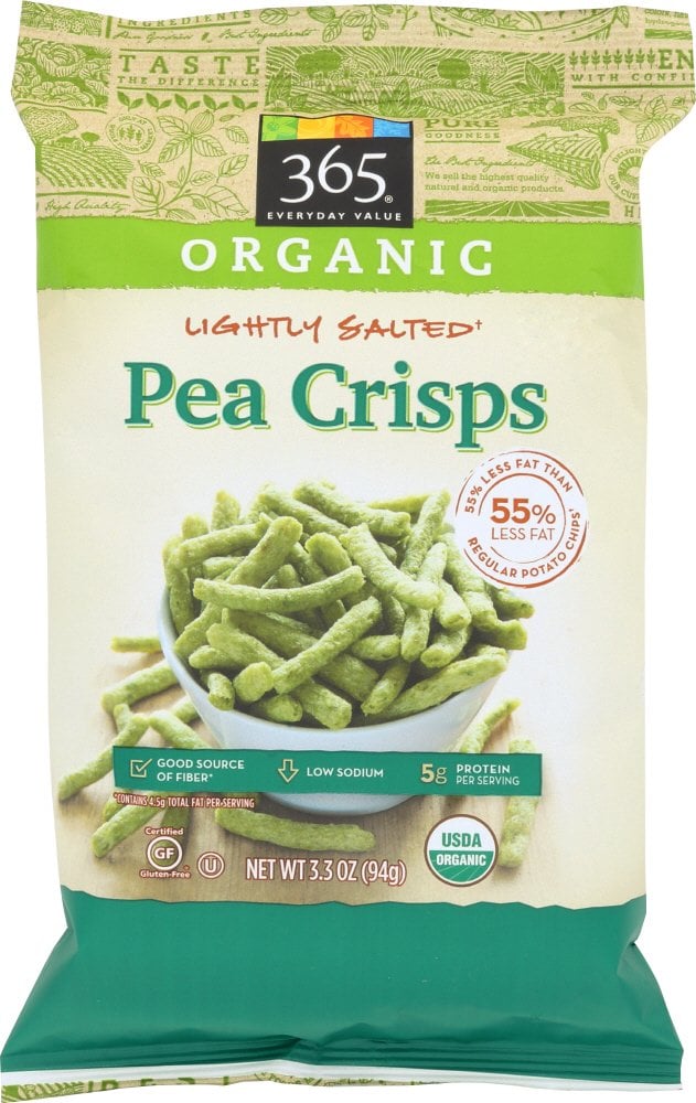 365 Everyday Value Organic Lightly Salted Pea Crisps