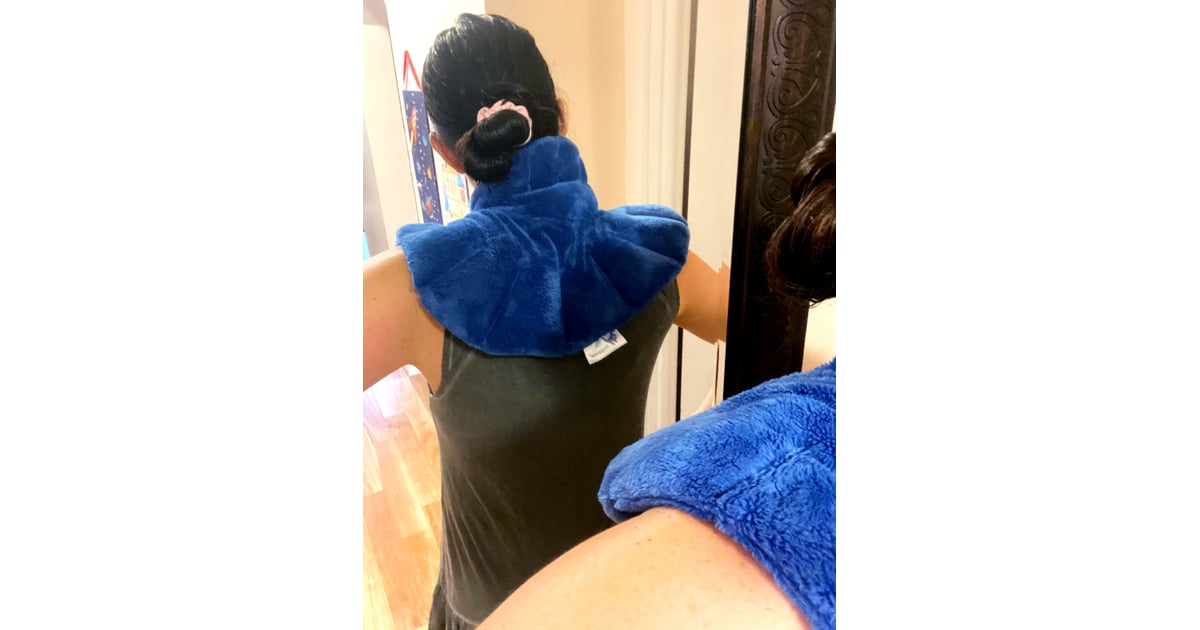 Hugaroo Weighted Neck and Shoulder Heating Pad Is Good For Cramps or