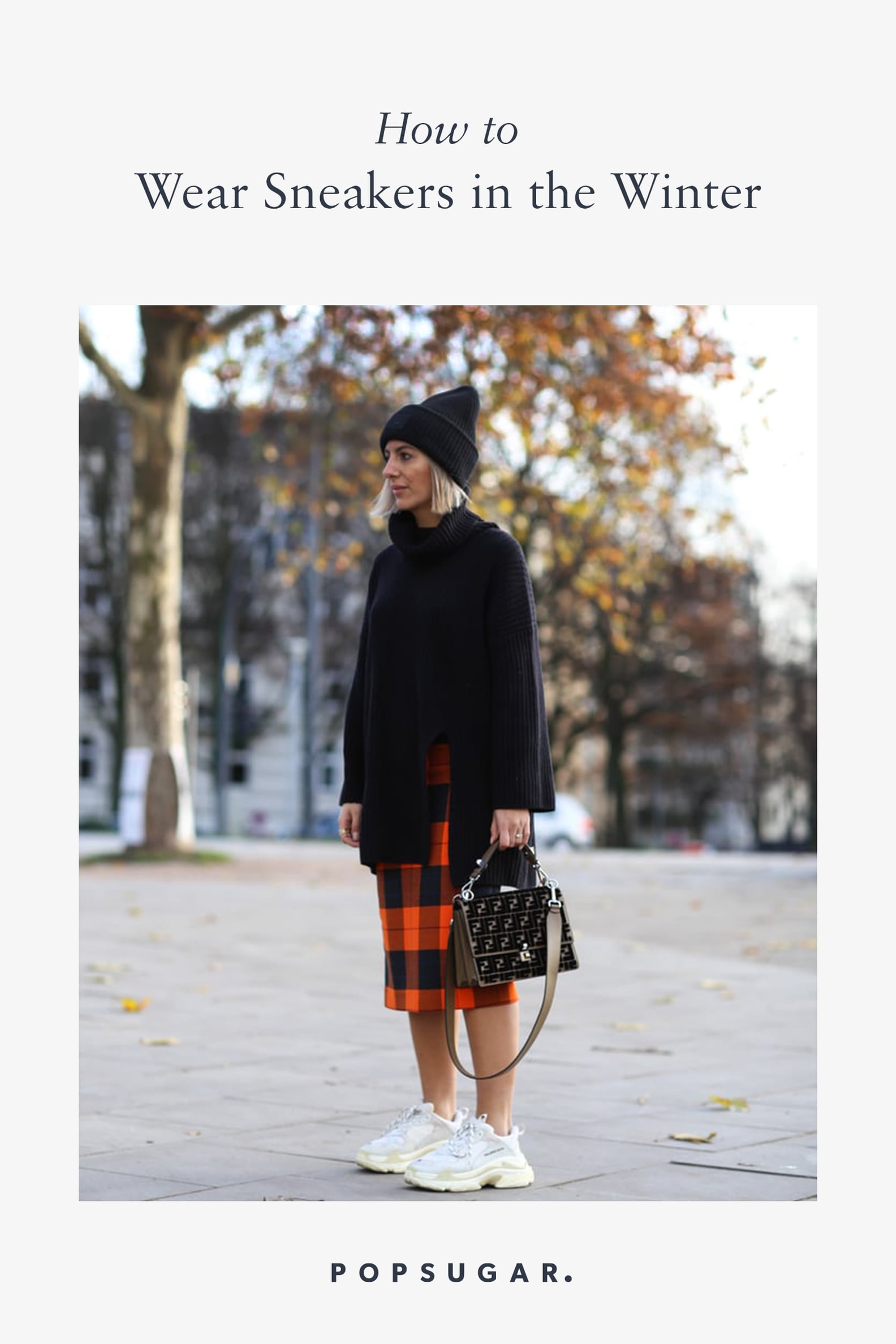How to Wear Sneakers in the Winter | POPSUGAR Fashion