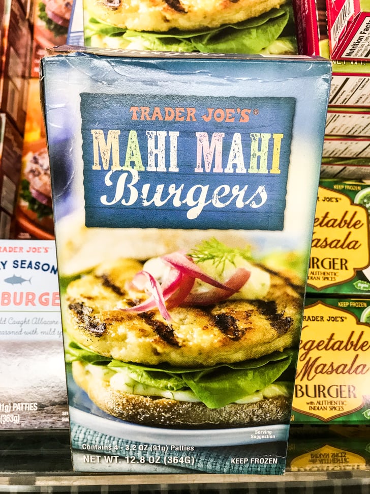 Trader Joe's Mahi Mahi Burgers Trader Joe's LowCarb Foods POPSUGAR