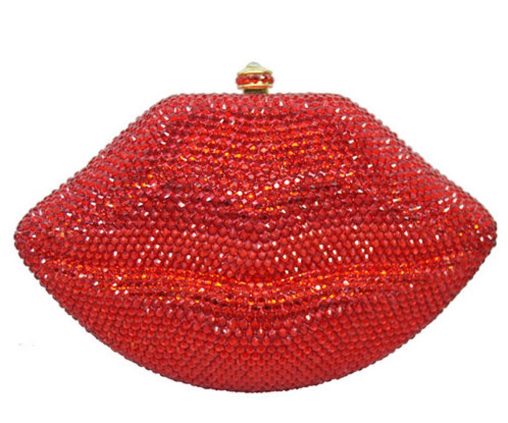 Etsy Swarovski Crystal Red Clutch