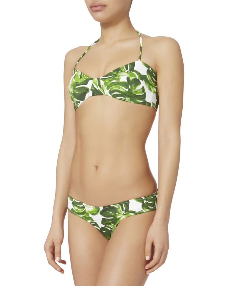 Caroline Constas Mer Kali Leaf-Printed Bikini