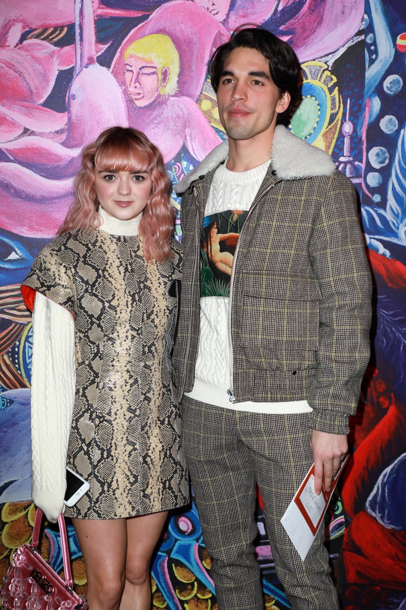 Maisie Williams and Reuben Selby Before Their Hair Color Change