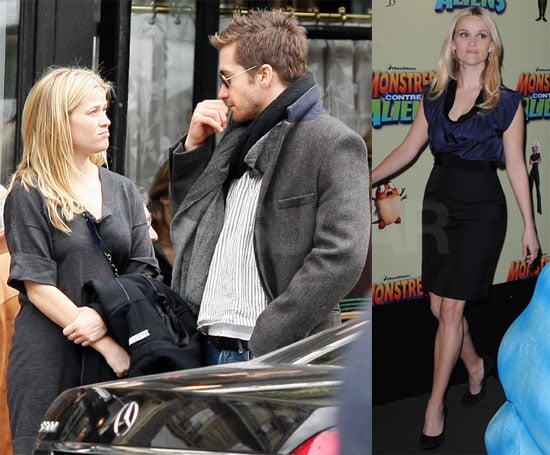 Photos of Reese Witherspoon and Jake Gyllenhaal Shopping in Paris Before the Premiere of Monsters Vs. Aliens Photos of Reese Witherspoon and Jake Gyllenhaal Shopping in Paris Before the Premiere of Monsters Vs. Aliens