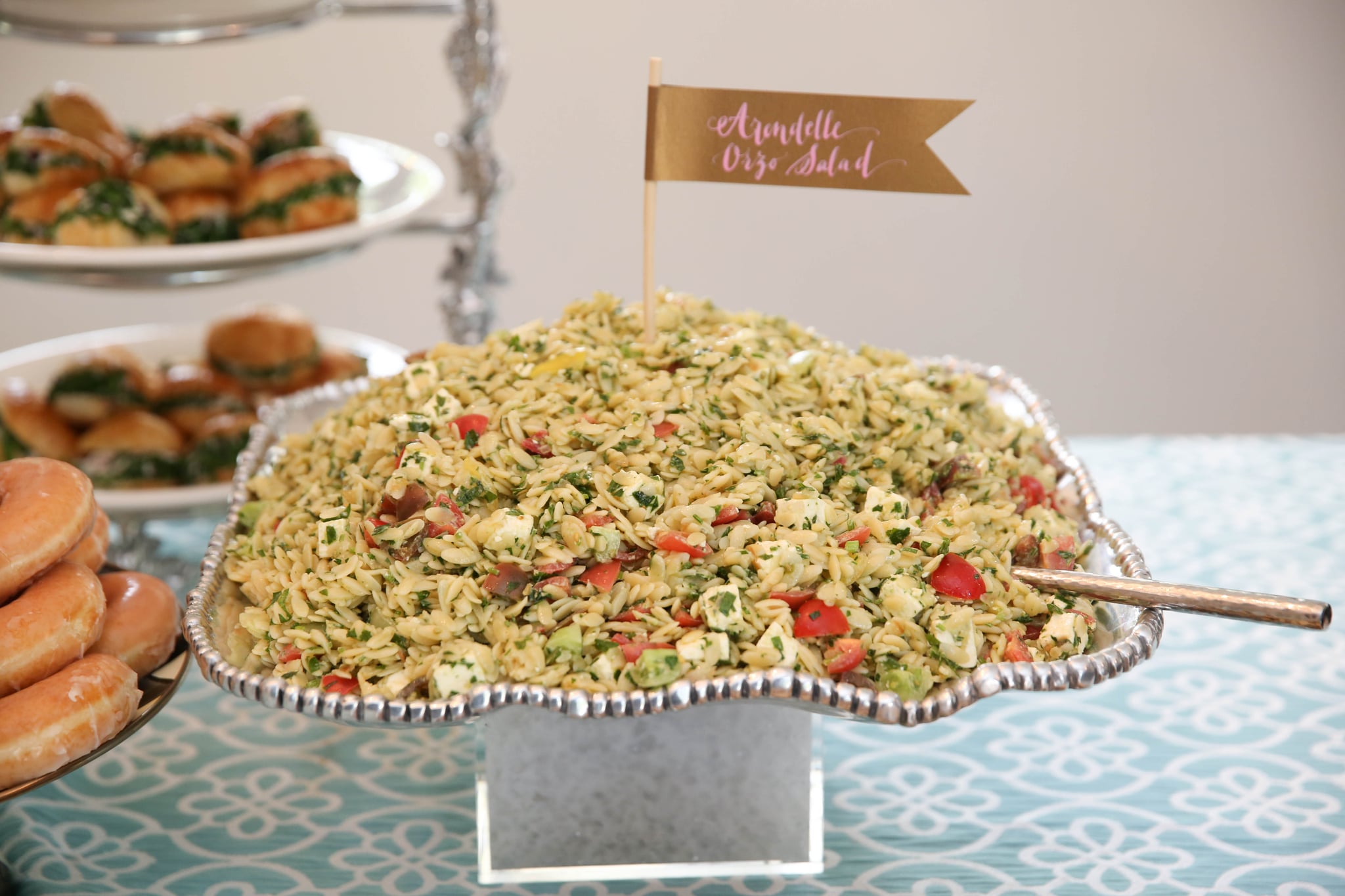 Anna S Orzo Salad Let It Snow A Fabulous Frozen Fourth Birthday
