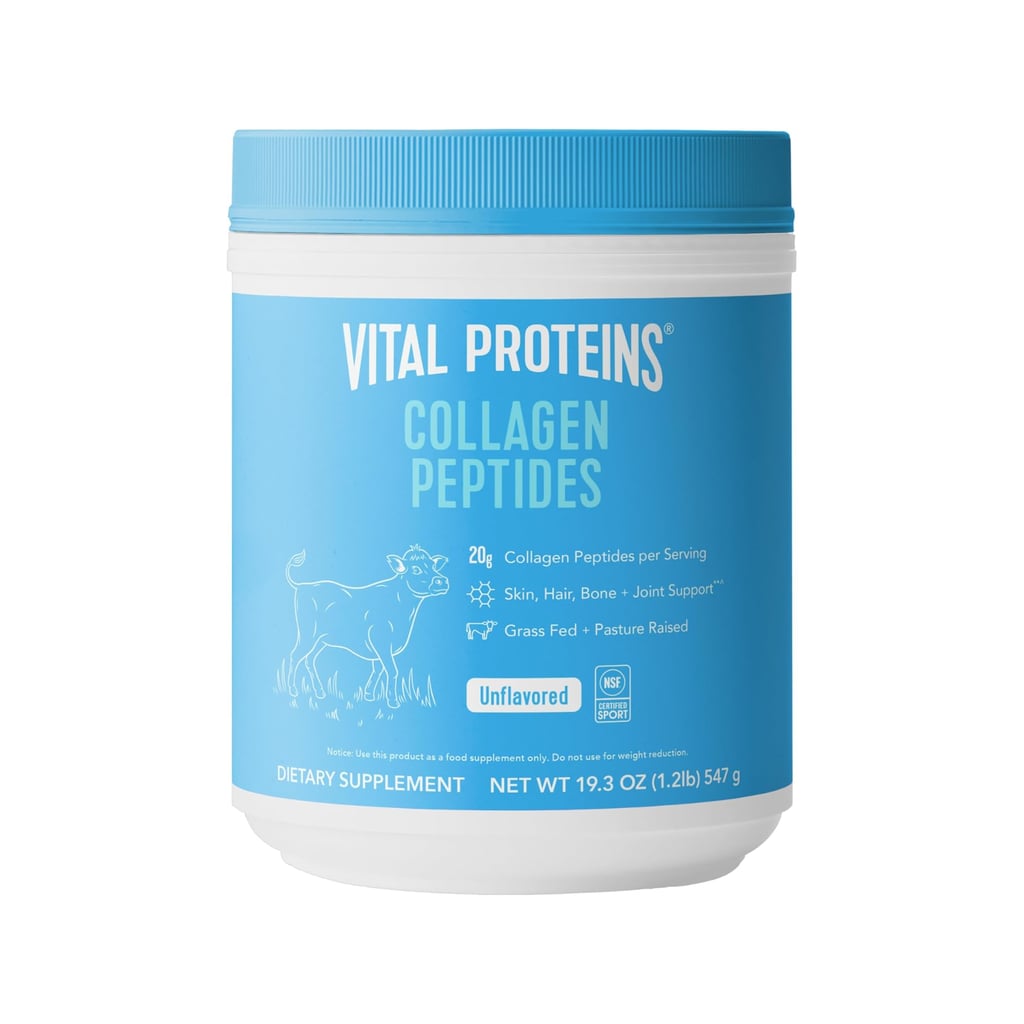 Vital Proteins Collagen Peptides Powder ($12, originally $15)
People take this powdered collagen supplement to help their hair, skin, and nails look healthier, and to give their joints and muscles a little extra love. It's especially great if you're doing strength training since it can help support muscle growth, too. Read our full Vital Proteins Collagen Peptides Powder review to learn more.
Editor Quote: "One of my favorite things about the collagen peptides powder was that it added a hearty dose of protein to anything I ate or drank throughout the day (nearly 20 grams of protein per serving). Beyond all the other health benefits, it transformed something as simple as a black coffee or low-protein soup into something much more satiating, keeping me full for longer." — Christina Stiehl, former senior fitness editor