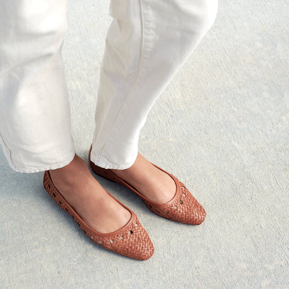 Villa rouge essie flat hot sale mules