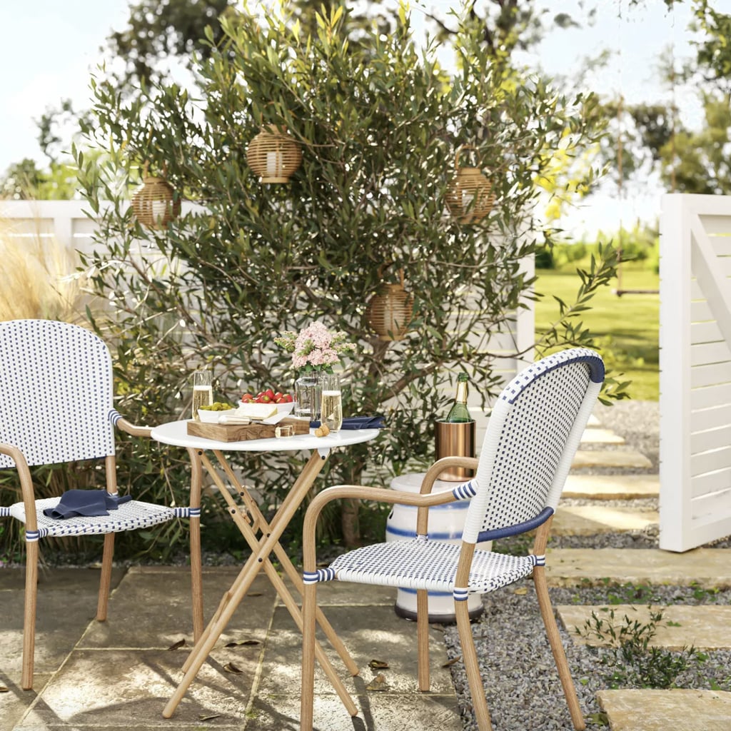 French Bistro Stacking Patio Accent Chair The Best Inexpensive