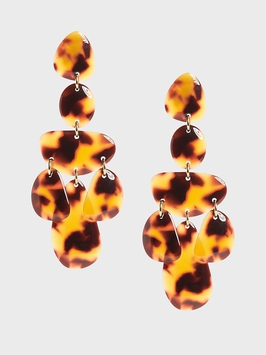 Resin Chandelier Earrings