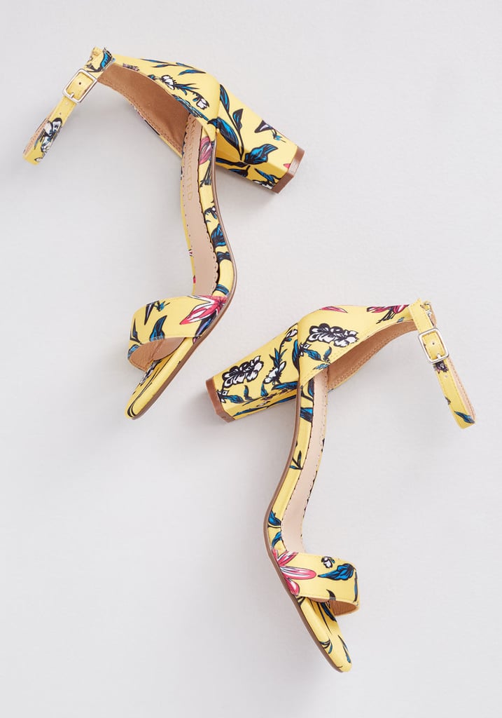 First to Flourish Floral Heel