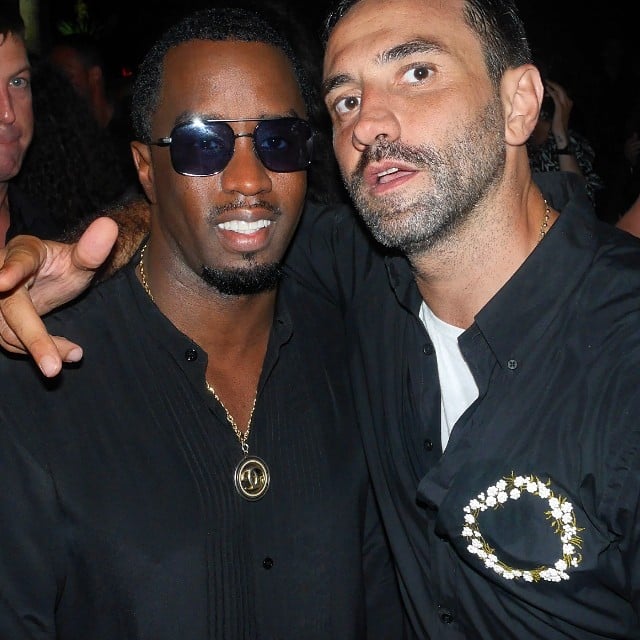 Diddy and Riccardo Tisci