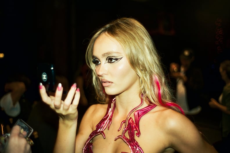 Lily Rose Depp's makeup in HBO's "The Idol"