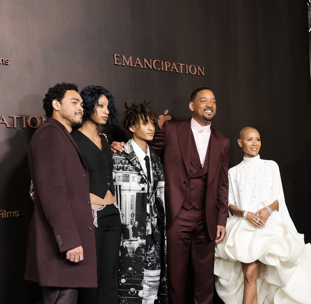 Will Smith and His Family at Emancipation Premiere │Photos