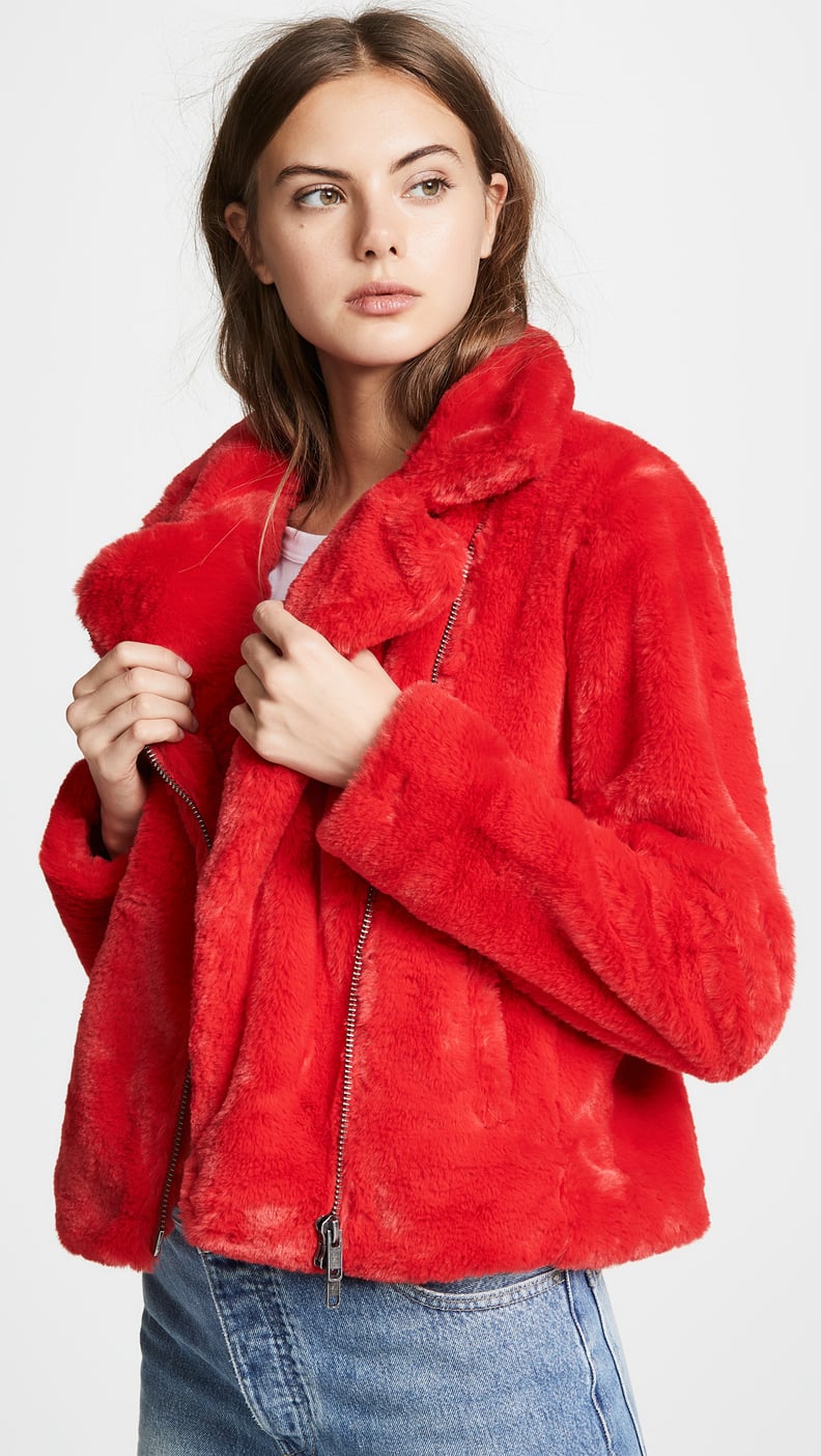 Rebecca Minkoff Henderson Faux Fur Jacket