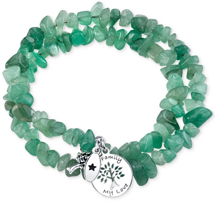 Unwritten Family Tree Coil Chip Wrap Bracelet ($25, originally $55)