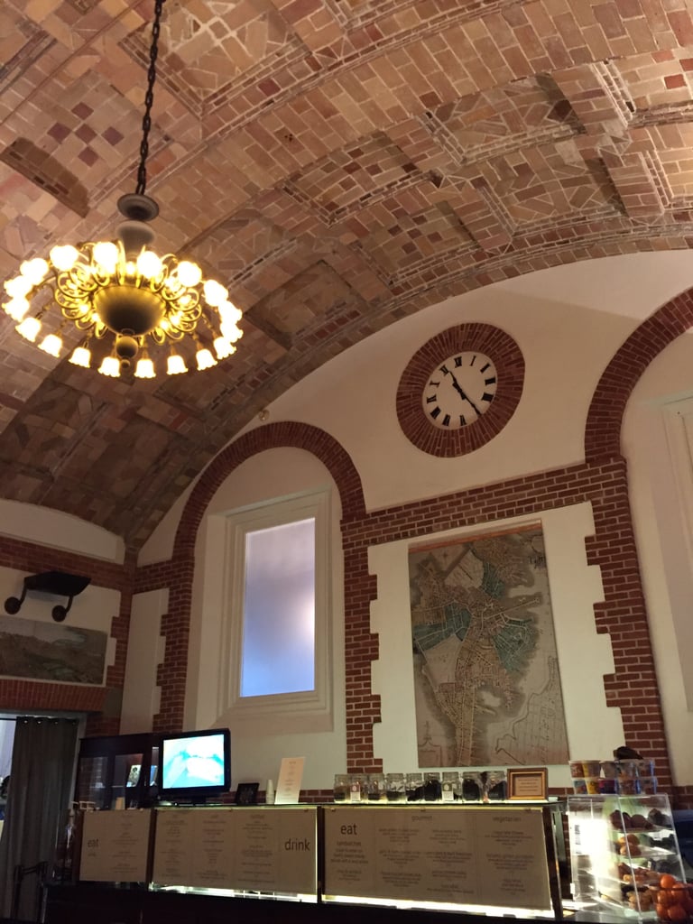 You'll also want to grab a bite to eat at the Map Room Café in the Boston Public Library — such a cool spot.