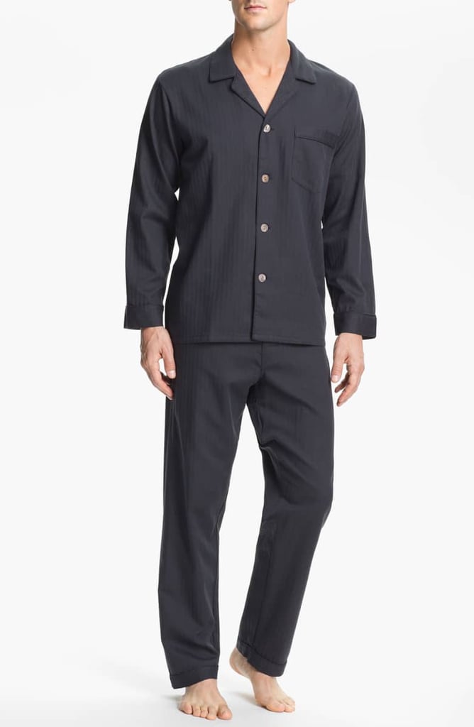 Majestic International Herringbone Cotton Pajamas