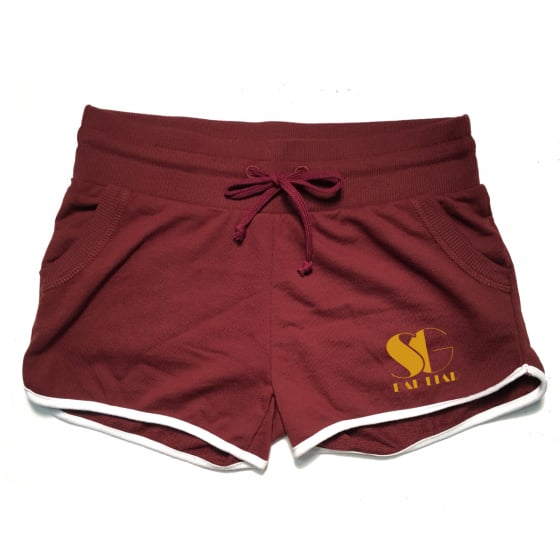 piped sweat shorts