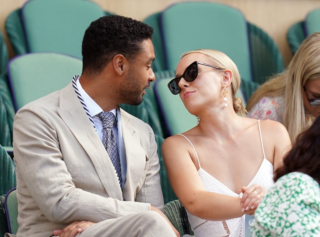 Regé-Jean Page and Girlfriend Emily Brown Attend Wimbledon