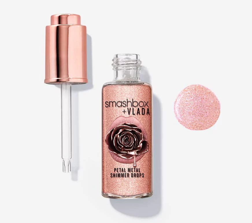 Petal Metal Shimmer Drops in Rose Glitz