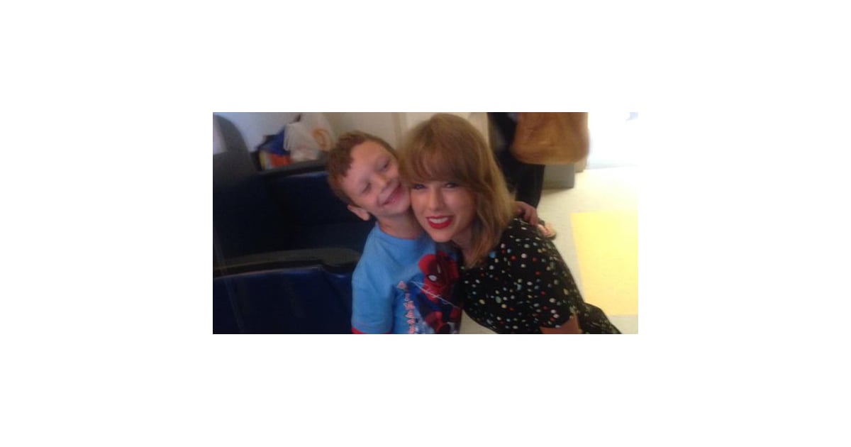 Taylor Swift Visits A Young Cancer Patient Video Popsugar Celebrity