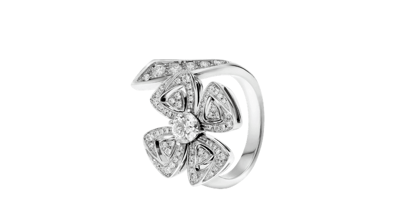 Bulgari White Gold Fiorever Ring