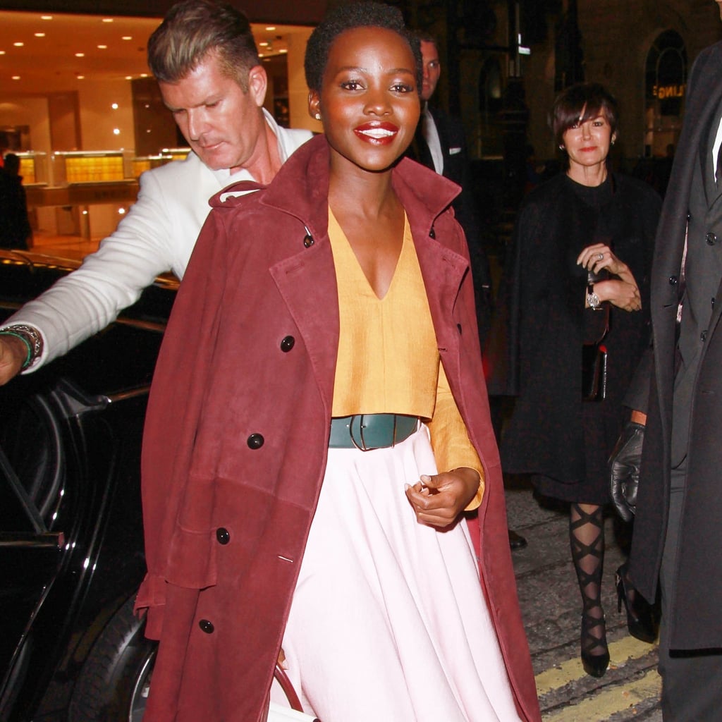 Lupita Nyong'o Colorblock Bally Outfit